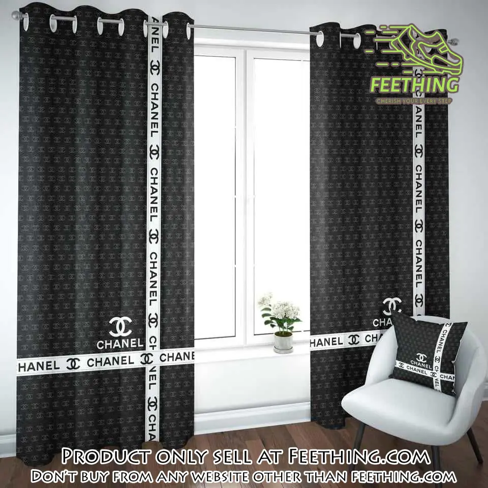Chanel fashion premium window curtains hot  set wc105 ft5016317